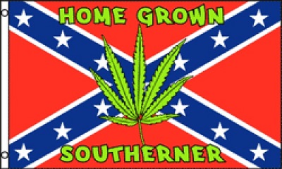 3'x5' Rebel FLAG with Leaf [Home Grown Southern]